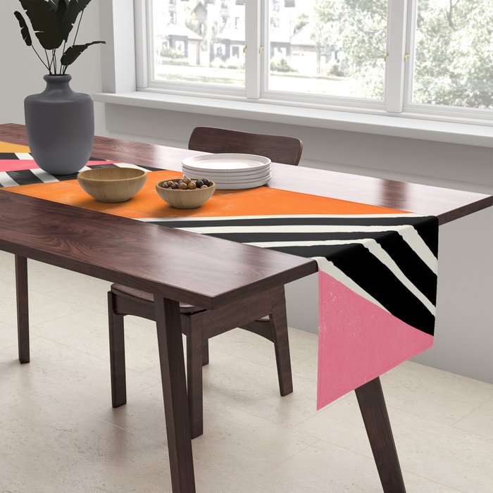 Mid Century Abstraction | PATTERN 02: The Retro Edition Table Runner Gallery Image 2