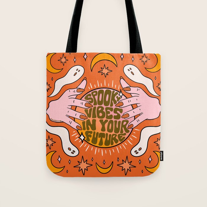 Spooky Vibes in Your Future Tote Bag Gallery Image 1