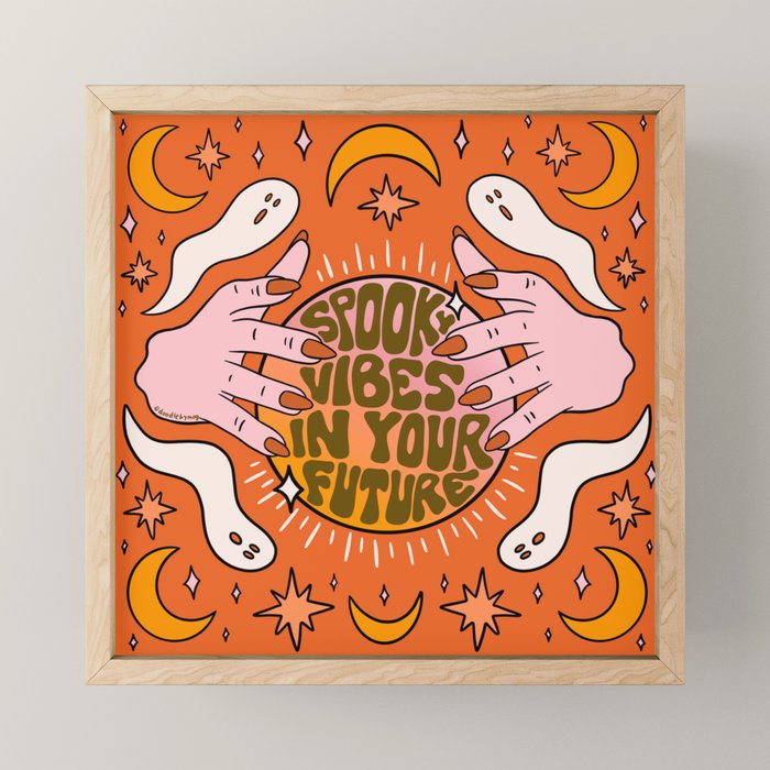 Spooky Vibes in Your Future Mini Art Print Gallery Image 1