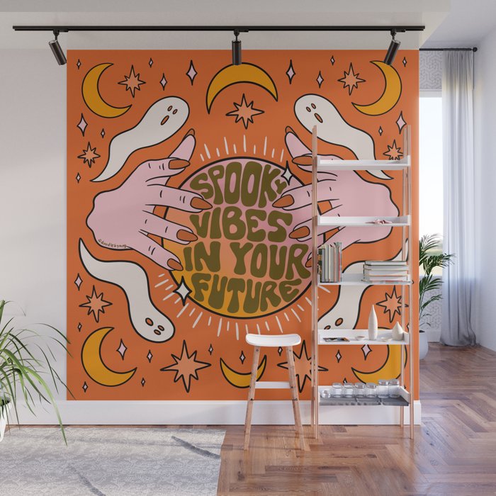 Spooky Vibes in Your Future Wall Mural Gallery Image 1