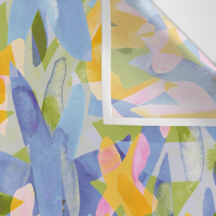 Watercolor Blooms #1 Wall Tapestry Gallery Image 3