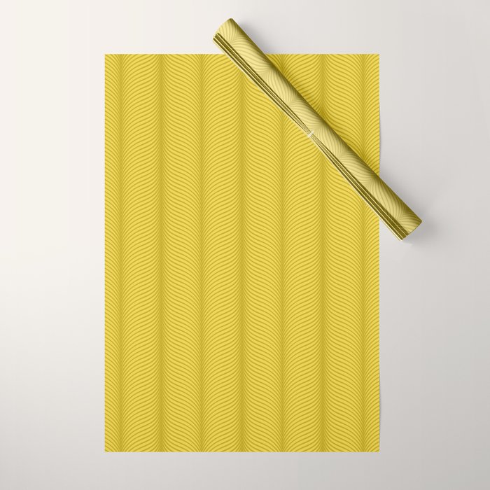 Elysian XVIII Chartreuse Green Wrapping Paper Gallery Image 1