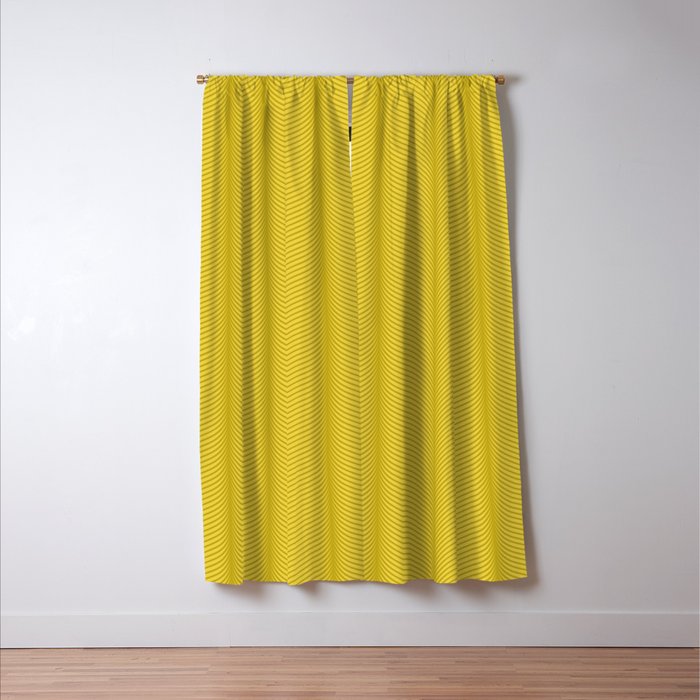 Elysian XVIII Chartreuse Green Window Curtain Gallery Image 3
