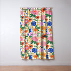 Bright flowers pattern Window Curtain Gallery Image 3