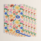 Bright flowers pattern Wrapping Paper Gallery Image 3