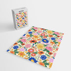 Bright flowers pattern Jigsaw Puzzle Gallery Image 2
