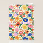 Bright flowers pattern Stationery Card Gallery Image 2