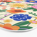 Bright flowers pattern Bath Mat Gallery Image 3