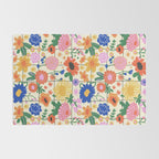 Bright flowers pattern Rug Gallery Image 2