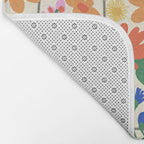 Bright flowers pattern Bath Mat Gallery Image 2