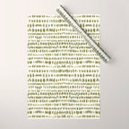 Wildlife Safari Dots green Wrapping Paper Gallery Image 1