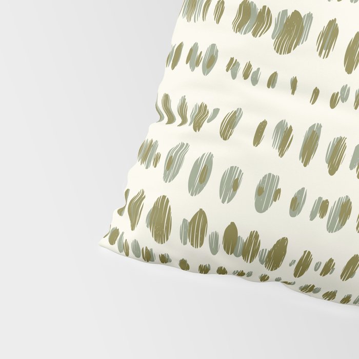 Wildlife Safari Dots green Pillow Sham Gallery Image 4