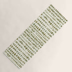Wildlife Safari Dots green Yoga Mat Gallery Image 1