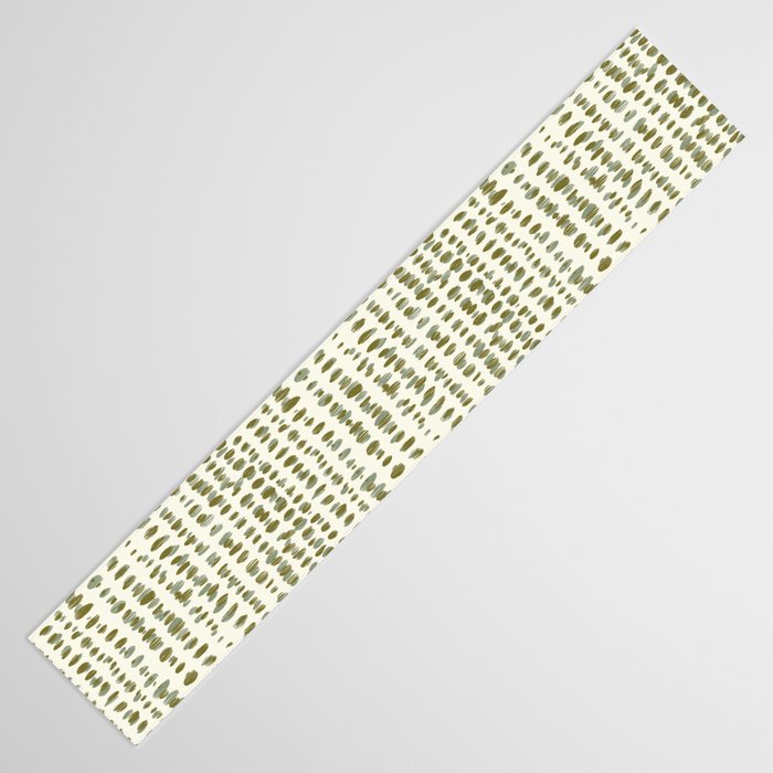 Wildlife Safari Dots green Table Runner Gallery Image 3