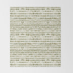 Wildlife Safari Dots green Throw Blanket Gallery Image 2