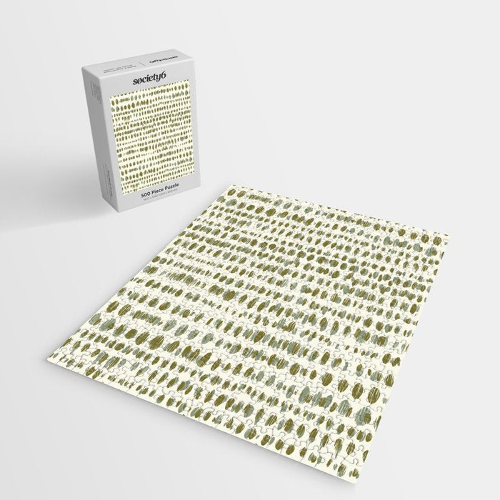 Wildlife Safari Dots green Jigsaw Puzzle Gallery Image 2