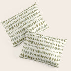 Wildlife Safari Dots green Pillow Sham Gallery Image 3