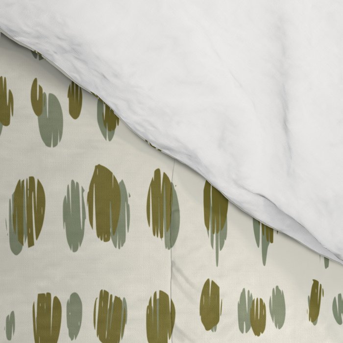 Wildlife Safari Dots green Comforter Gallery Image 4