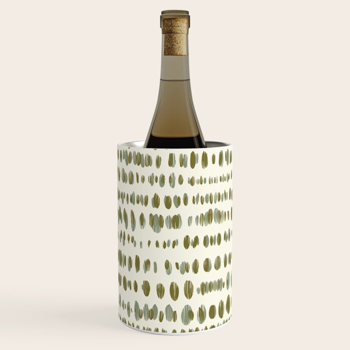 Wildlife Safari Dots green Wine Chiller Gallery Image 3
