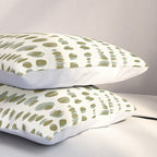 Wildlife Safari Dots green Pillow Sham Gallery Image 3