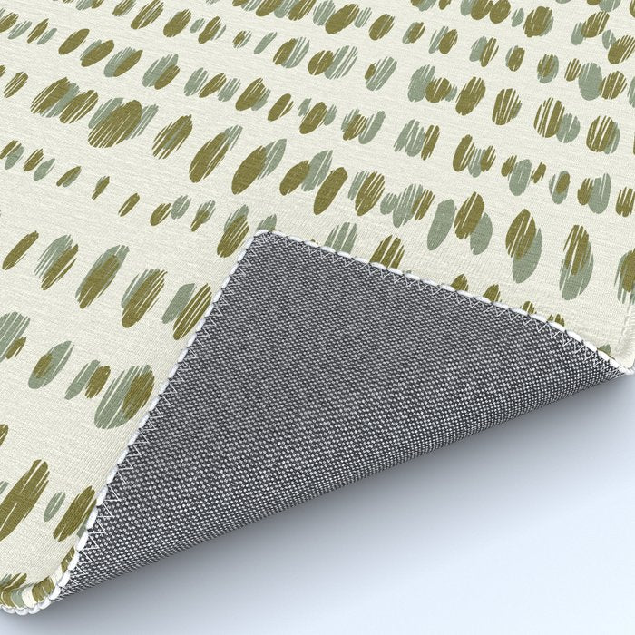 Wildlife Safari Dots green Rug Gallery Image 4