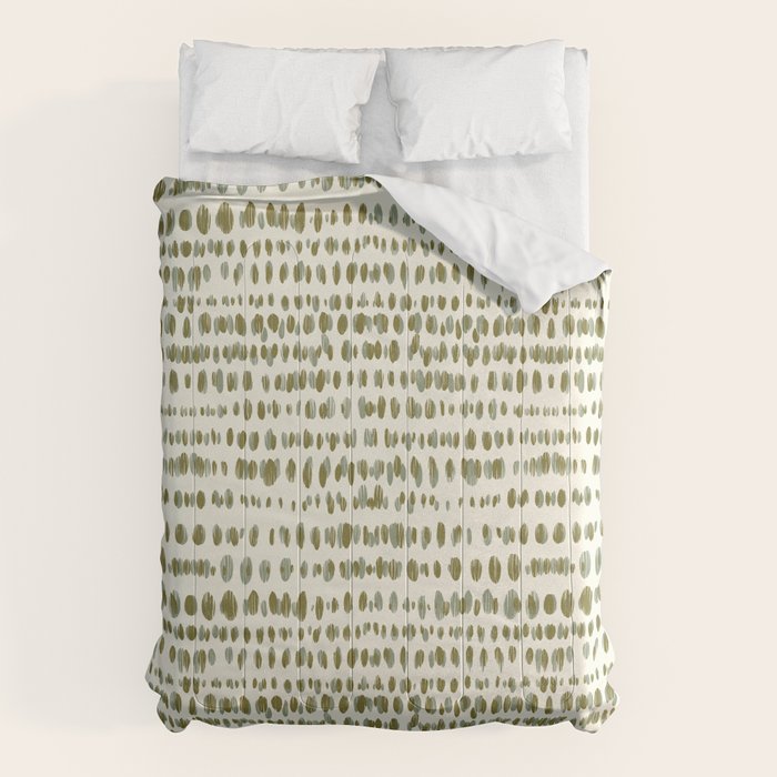 Wildlife Safari Dots green Comforter Gallery Image 6