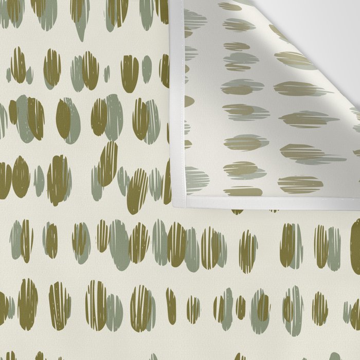 Wildlife Safari Dots green Wall Tapestry Gallery Image 3