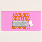 Sassy Cute Adorable Confidence Quote Desk Mat Gallery Image 1
