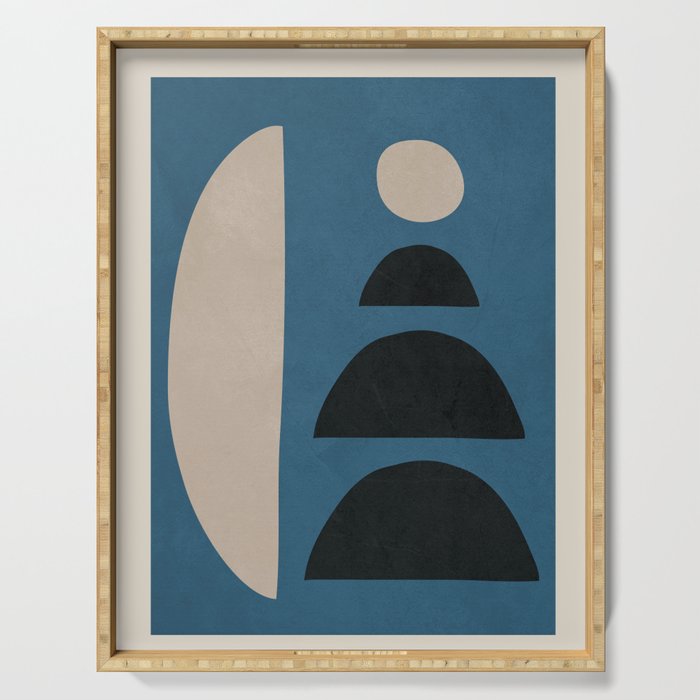 Abstract Balance 8 Serving Tray Gallery Image 1