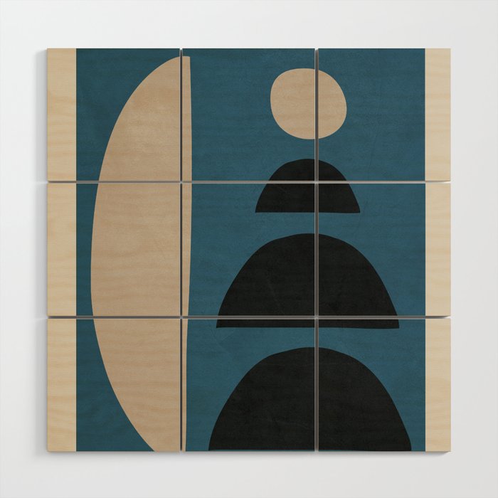 Abstract Balance 8 Wood Wall Art Gallery Image 1