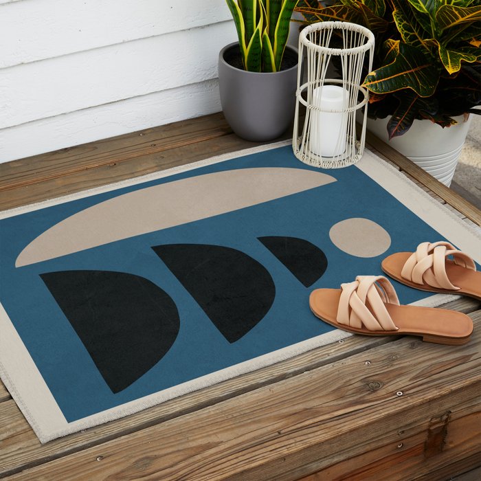 Abstract Balance 8 Outdoor Rug Gallery Image 2