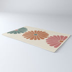 Retro Summer Daisies IX Rug Gallery Image 3