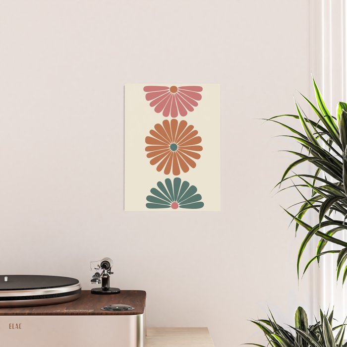 Retro Summer Daisies IX Poster Gallery Image 2