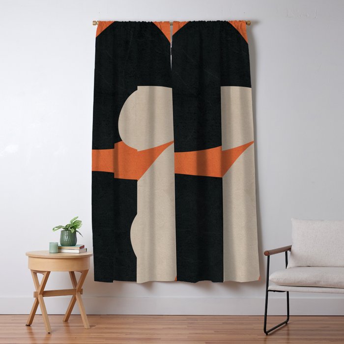 Abstract Balance 4 Window Curtain Gallery Image 5
