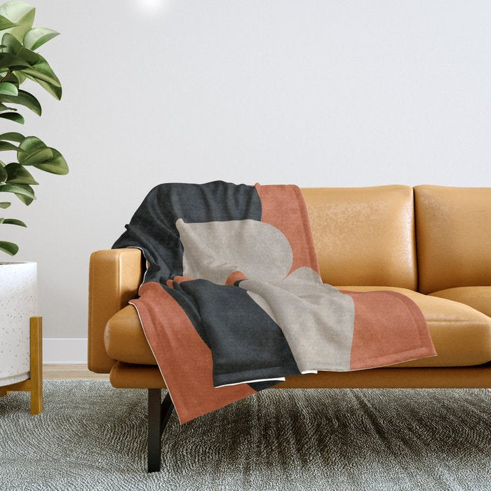 Abstract Balance 4 Throw Blanket Gallery Image 1