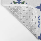 Mosaic,mediterranean,blue tiles art Bath Mat Gallery Image 2