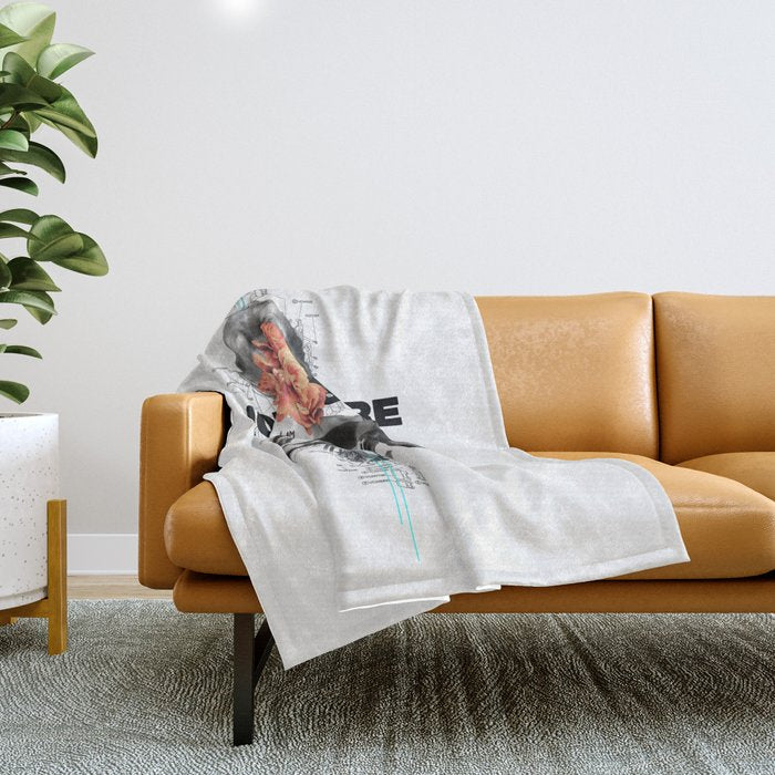 Not Sure About Anything Throw Blanket Gallery Image 1