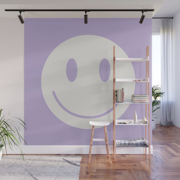 Happy Thoughts Lavender Wall Mural Gallery Image 1