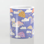 Spring Rain with Umbrellas Coffee Mug Gallery Image 4