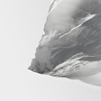 Alpine Silence - Minimalist Snowy Peak Wall Art Pillow Sham Gallery Image 4