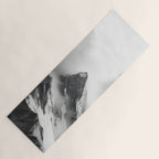 Alpine Silence - Minimalist Snowy Peak Wall Art Yoga Mat Gallery Image 1