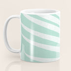 Minimalist Palm Leaf - Mint Green Coffee Mug Gallery Image 3