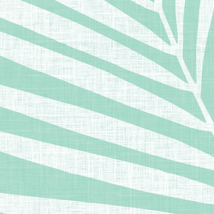Minimalist Palm Leaf - Mint Green Coffee Mug Gallery Image 2