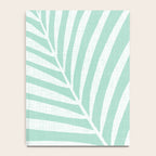 Minimalist Palm Leaf - Mint Green Notebook Gallery Image 4