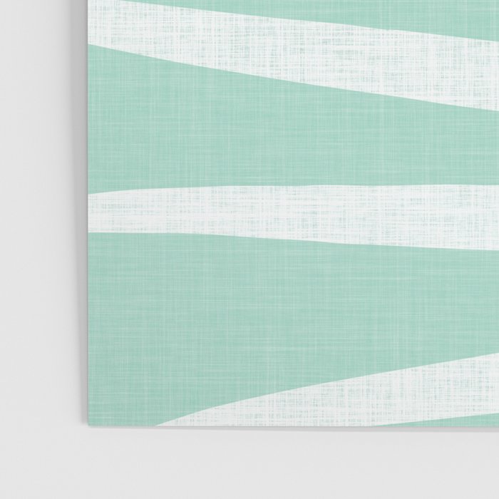 Minimalist Palm Leaf - Mint Green Poster Gallery Image 3