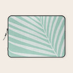 Minimalist Palm Leaf - Mint Green Laptop Sleeve Gallery Image 1