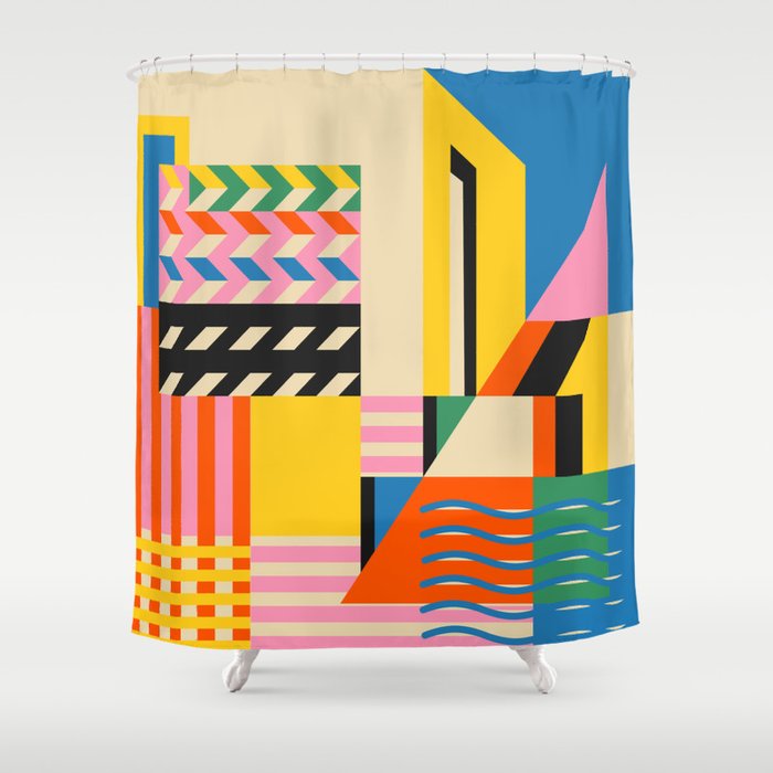 South France coast Landscape Shower Curtain Gallery Image 1
