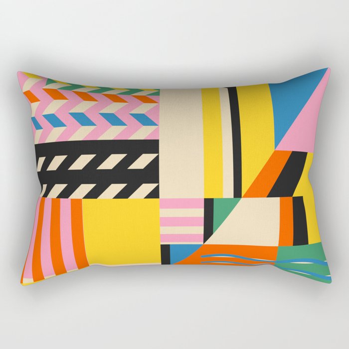 South France coast Landscape Rectangular Pillow Gallery Image 2