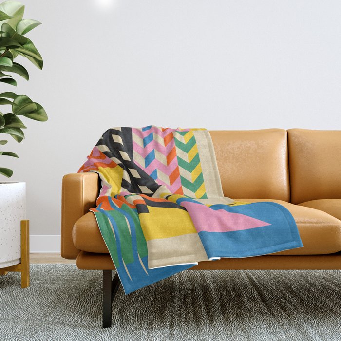South France coast Landscape Throw Blanket Gallery Image 1