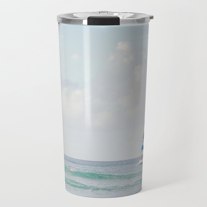 Happy Sailing - Ocean Photography Travel Mug Gallery Image 1